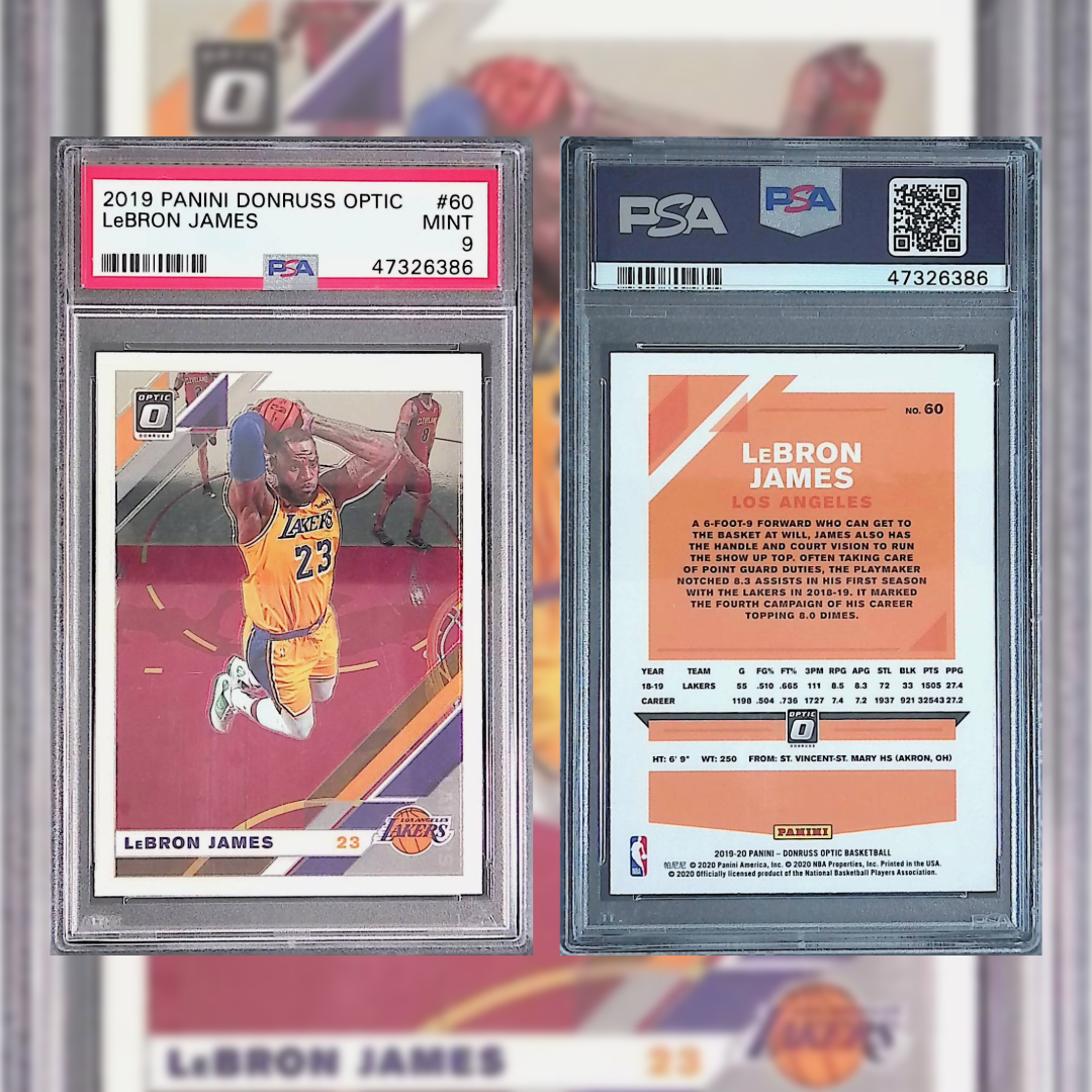 2019 Lebron James #60 PSA 9 47326386