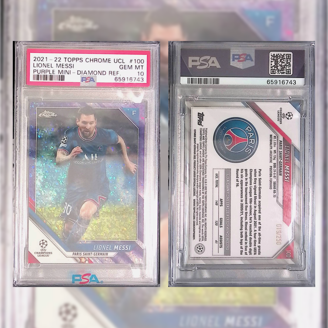 2021-22 Lionel Messi #100 PSA 10 65916743