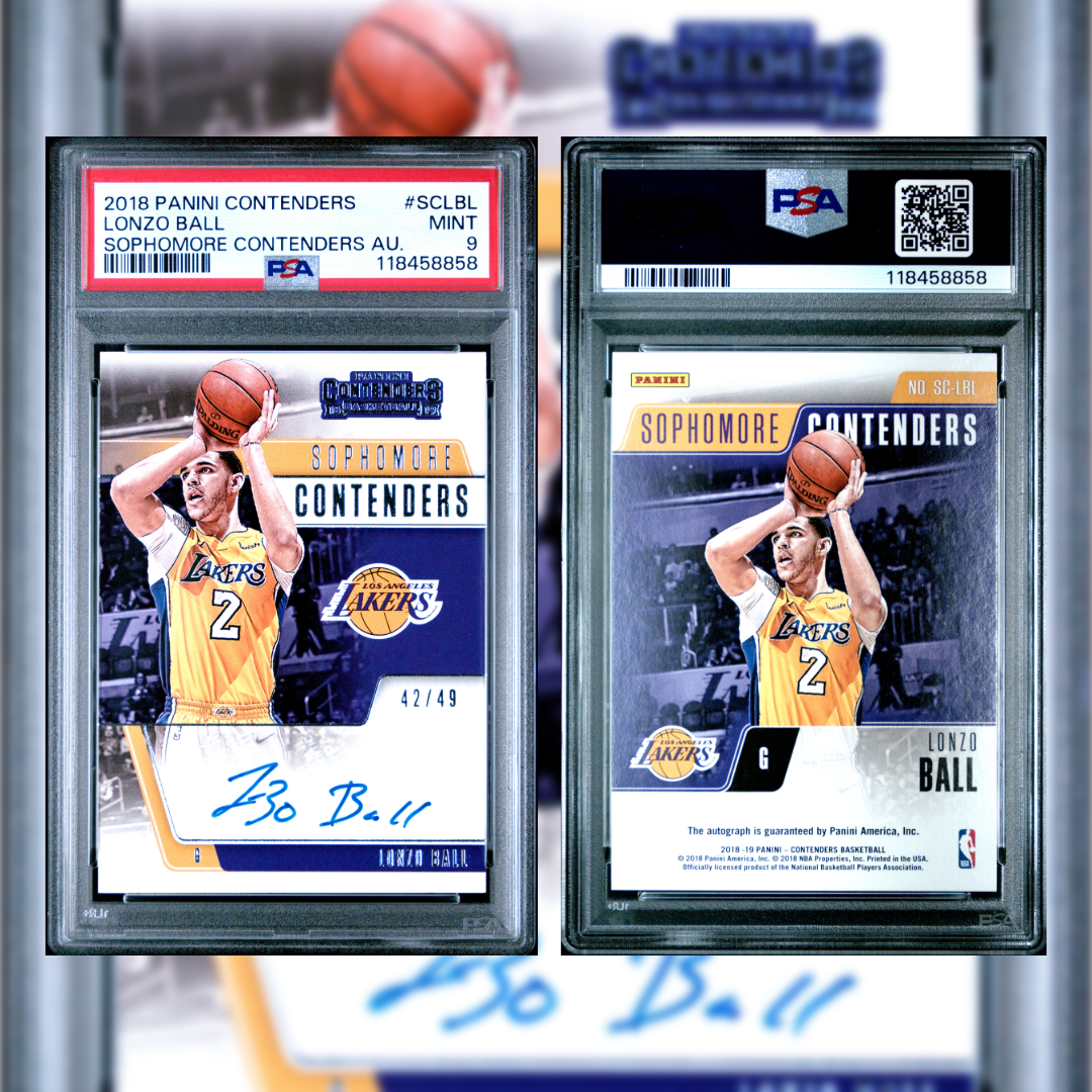 2018 Lonzo Ball #SCLBL PSA 9 118458858