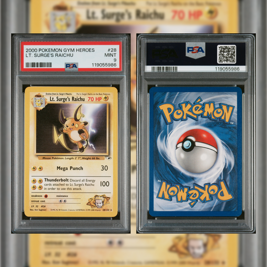 2000 LT. Surge's Raichu #28 PSA 9 119055986