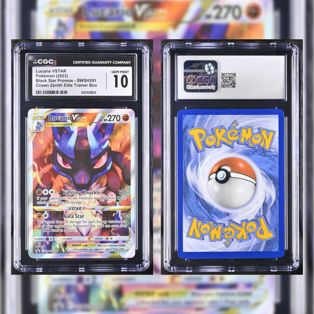 2023 Lucario VSTAR #SWSH291 CGC GEM MINT 10 6101239013