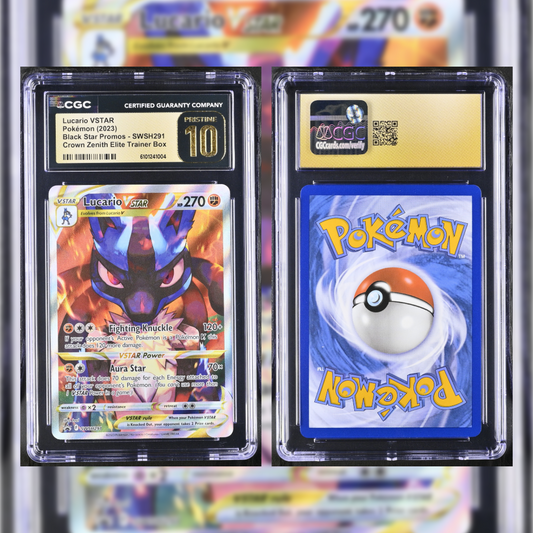 2023 Lucario VSTAR #SWSH291 CGC PRISTINE 10 6101241004