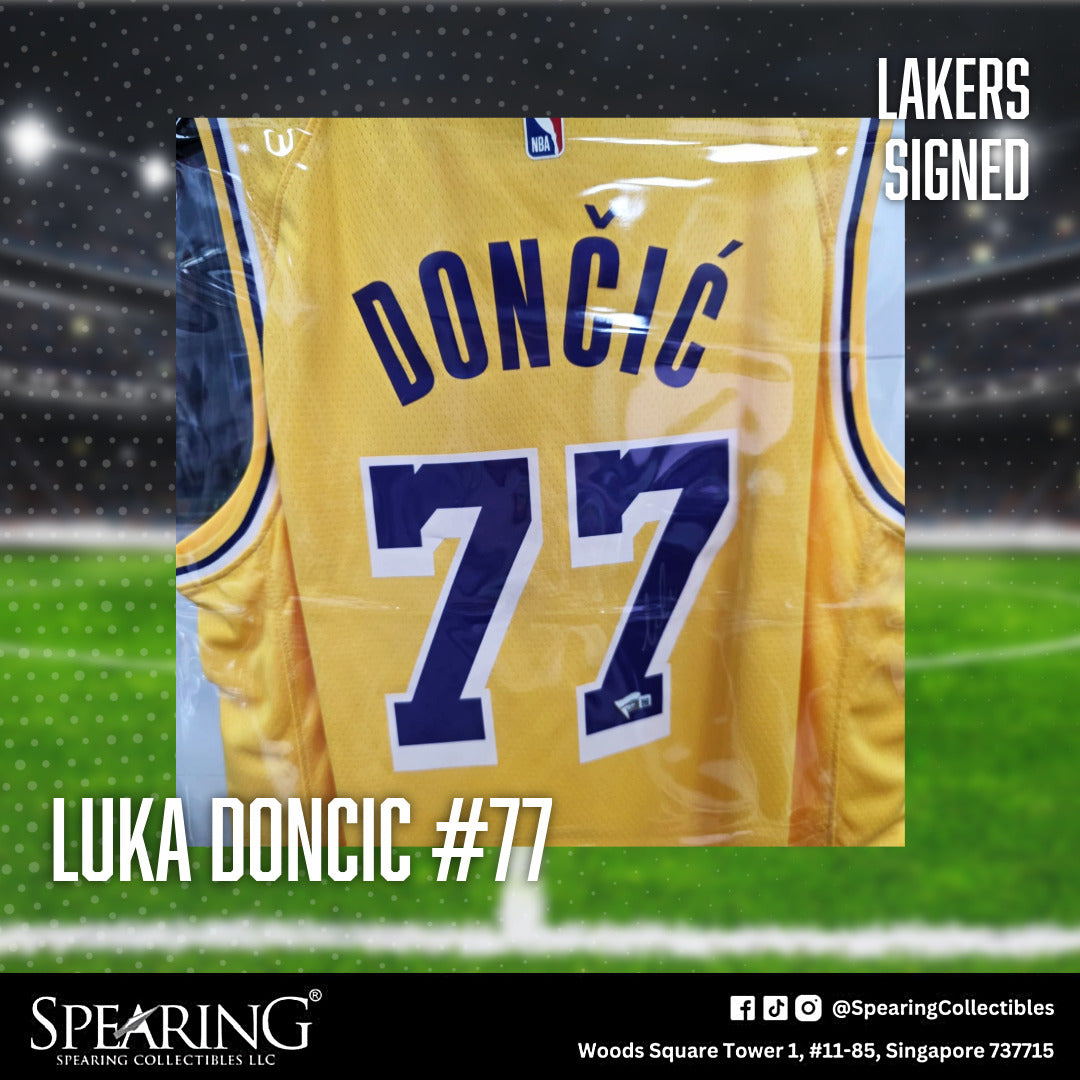 Luka Dončić #77 Los Angeles Lakers Signed Jersey