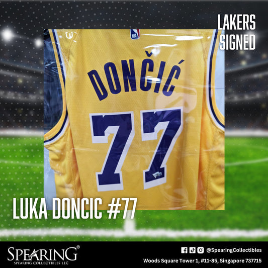 Luka Dončić #77 Los Angeles Lakers Signed Jersey
