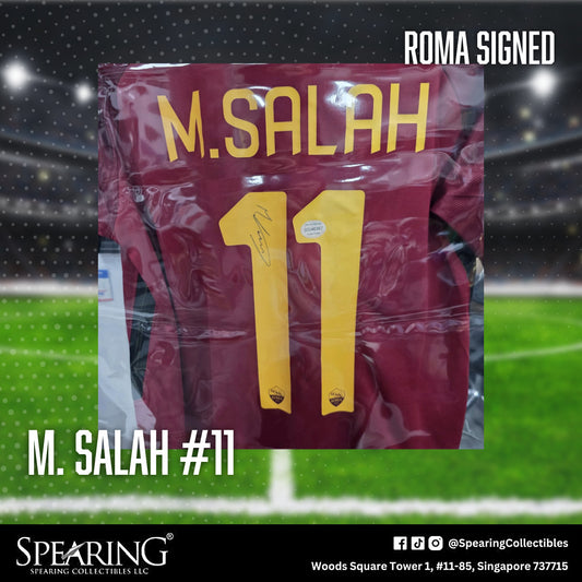 Mohammed Salah #11 Roma Signed Jersey