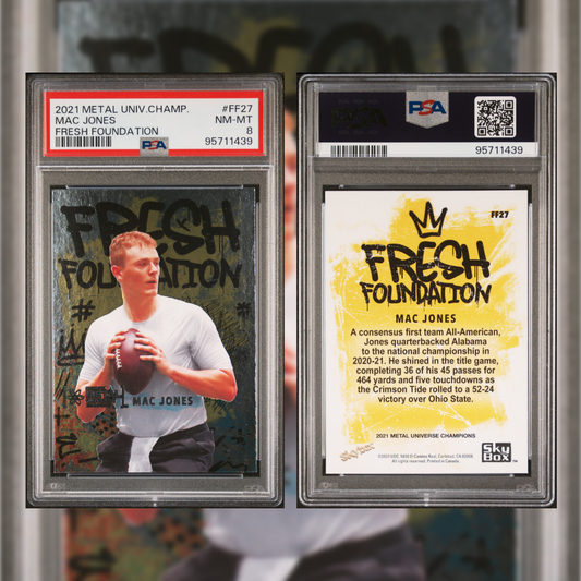 2021 Mac Jones #FF27 PSA 8 95711439