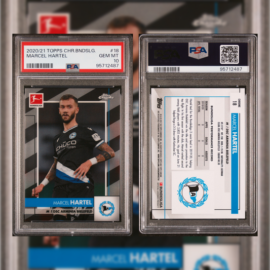 2020/21 Marcel Hartel #18 PSA 10 95712487