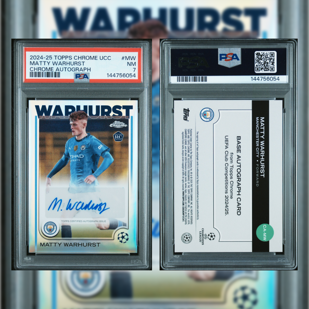 2024-25 Matty Warhurst #MW PSA 7 144756054