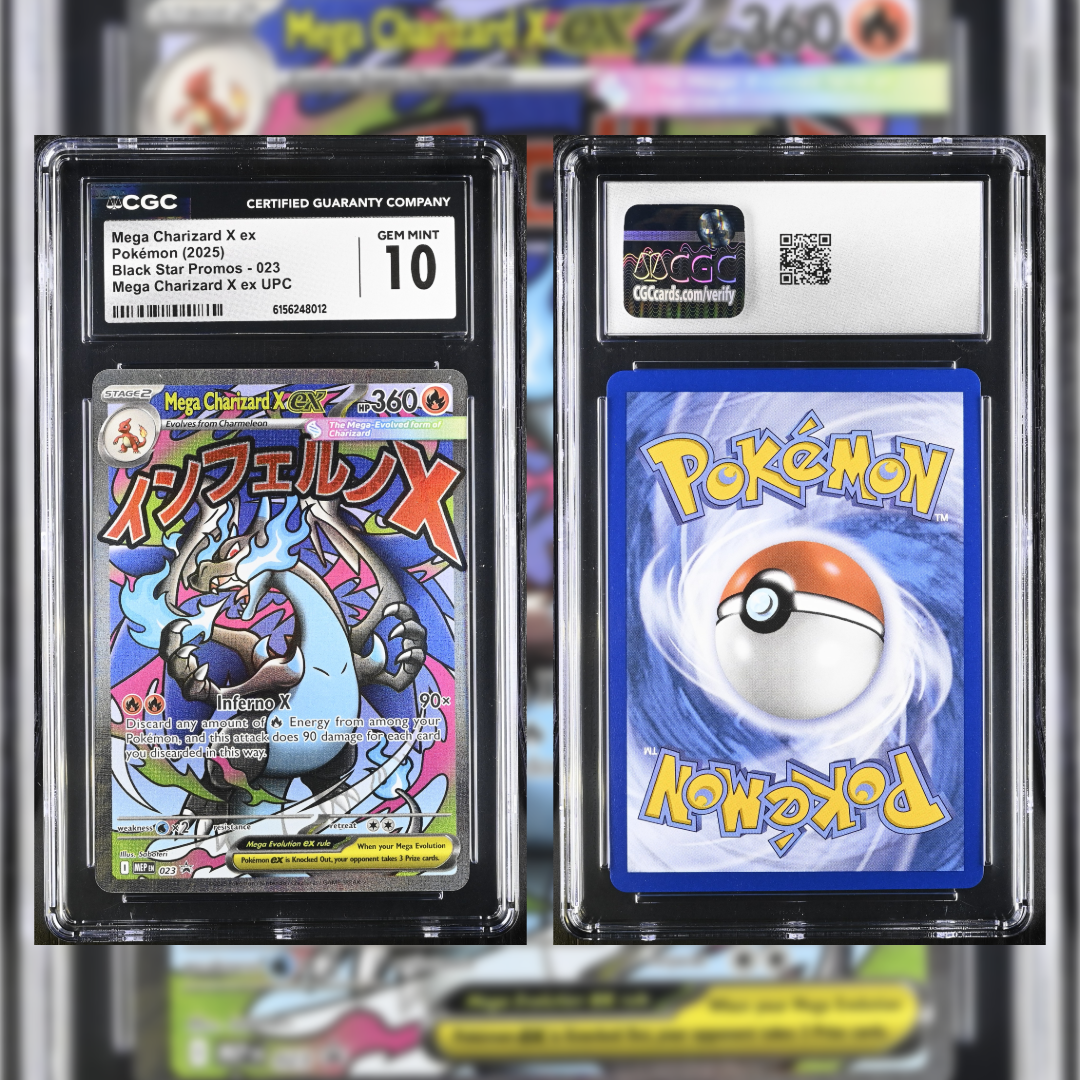 2025 Mega Charizard X ex #023 CGC GEM MINT 10 6156248012