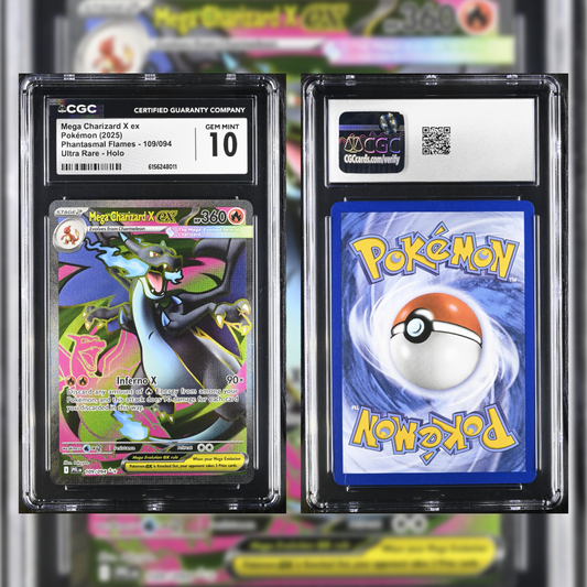 2025 Mega Charizard X ex #109 CGC GEM MINT 10 6156248011