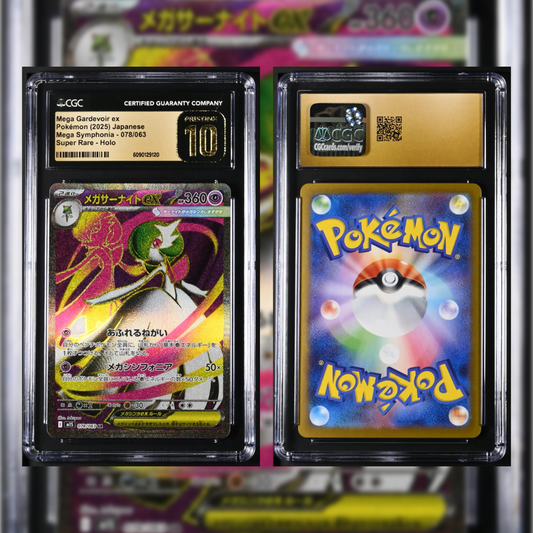 2025 Japanese Mega Gardevoir ex #078 CGC PRISTINE 10 6090129120