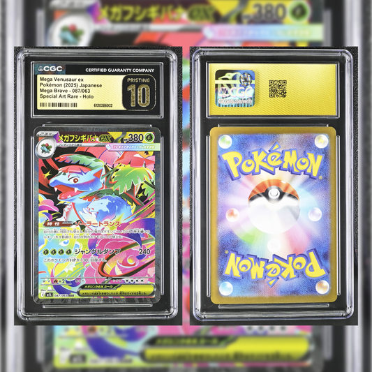2025 Mega Venusaur ex #087 CGC PRISTINE 10 6120286032