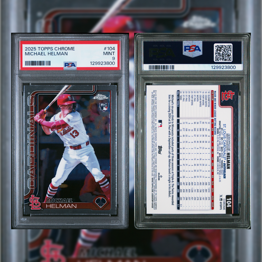 2025 Michael Helman #104 PSA 9 129923800