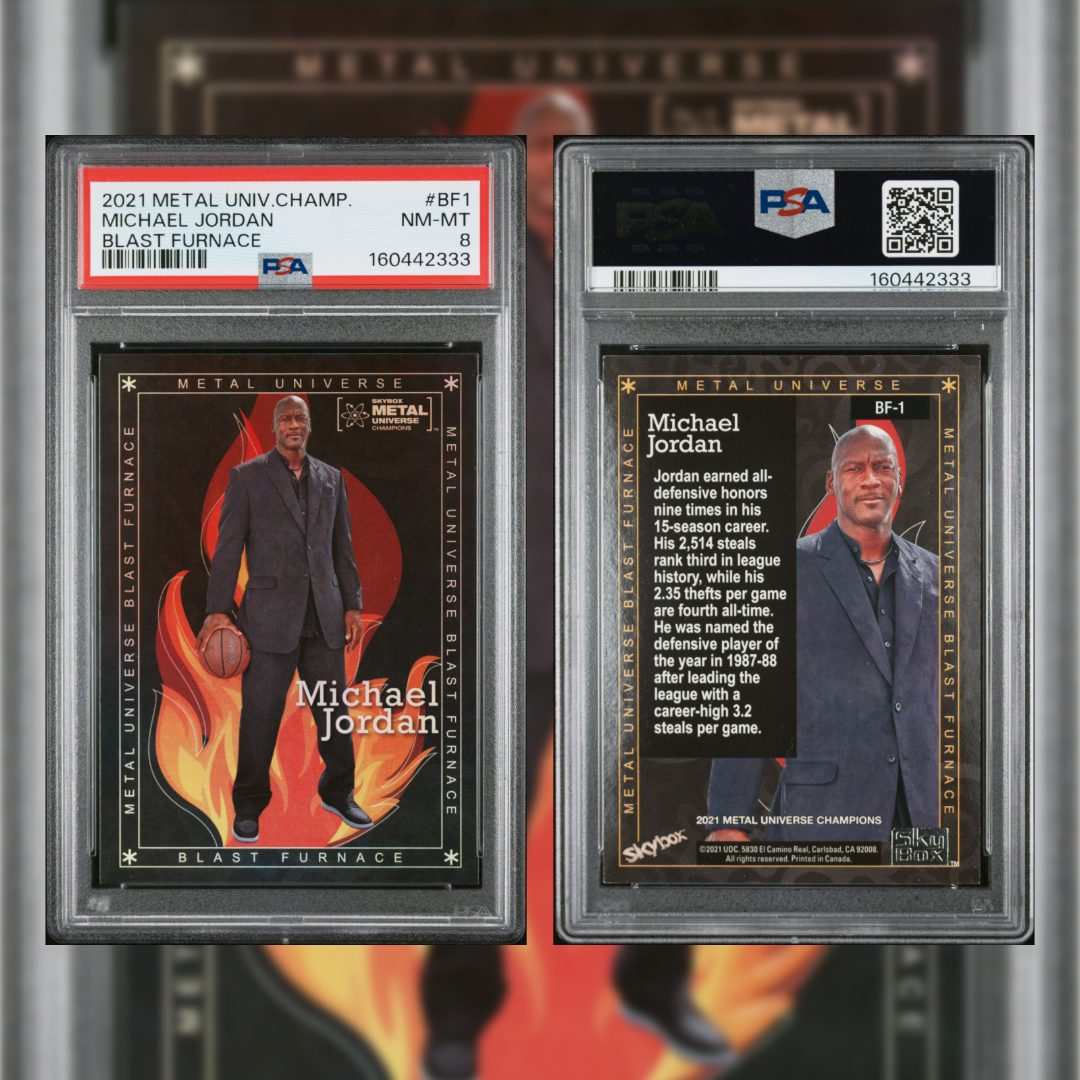 2021 Michael Jordan #BF1 PSA 8 160442333