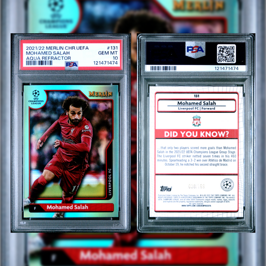 2021/22 Mohamed Salah #131 /199 PSA 10 121471474