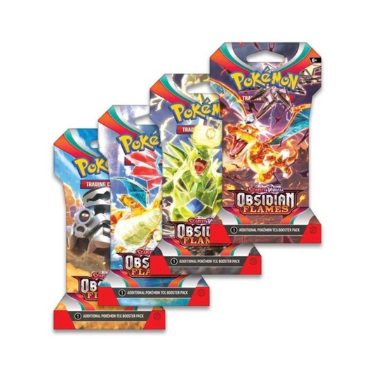 Pokémon TCG: Obsidian Flames Sleeved Booster Pack (10 Cards)