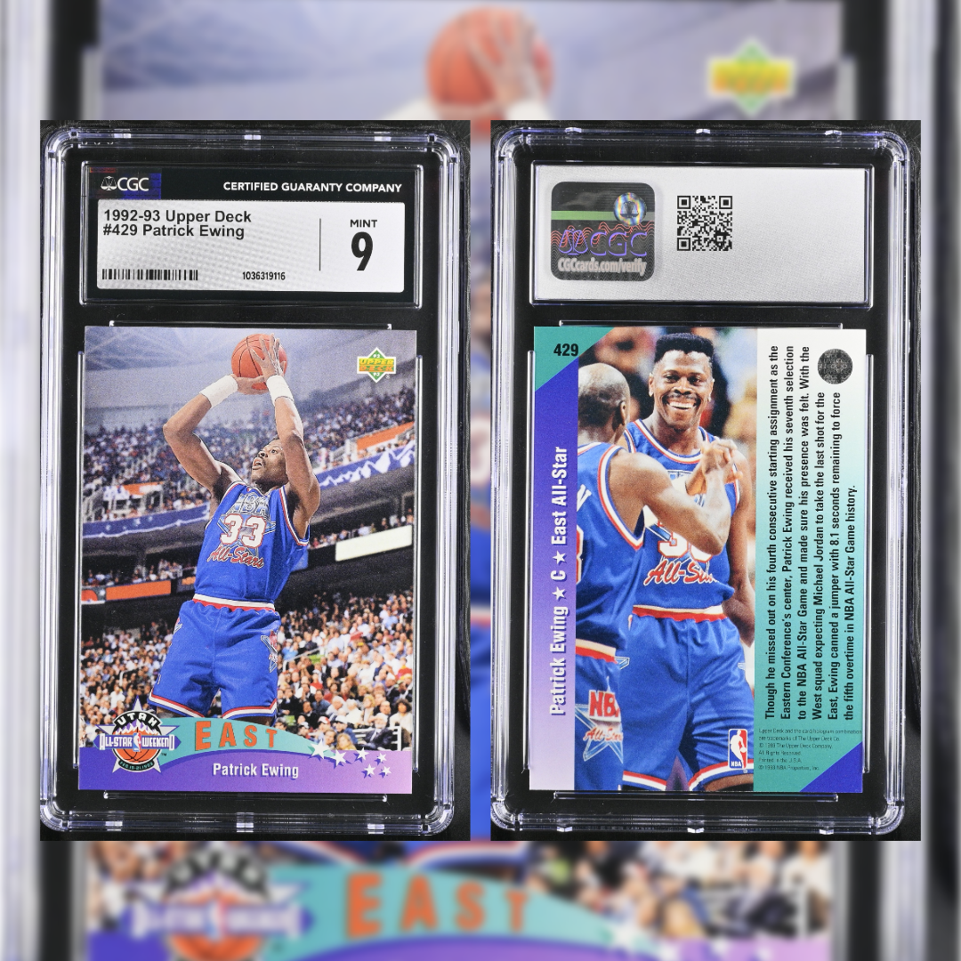 1992-93 Patrick Ewing #429 CGC 9 1036319116