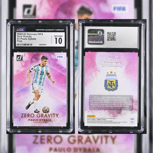 2022-23 Paulo Dybala #3 CGC 10 GEM MINT 1036319047