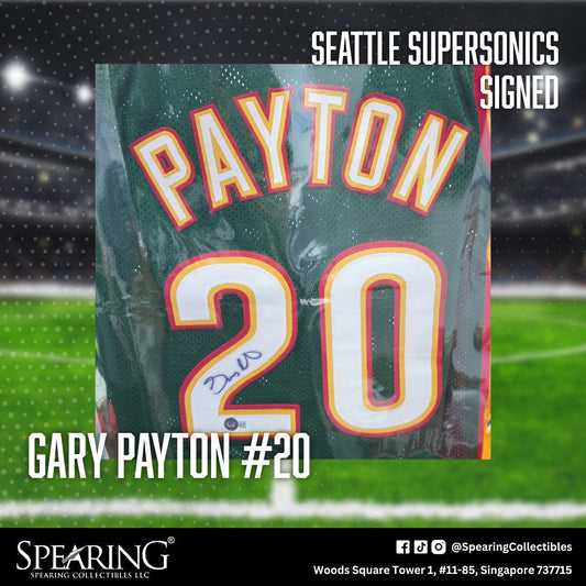 Gary Payton #20 Seattle Supersonics Signed Jersey