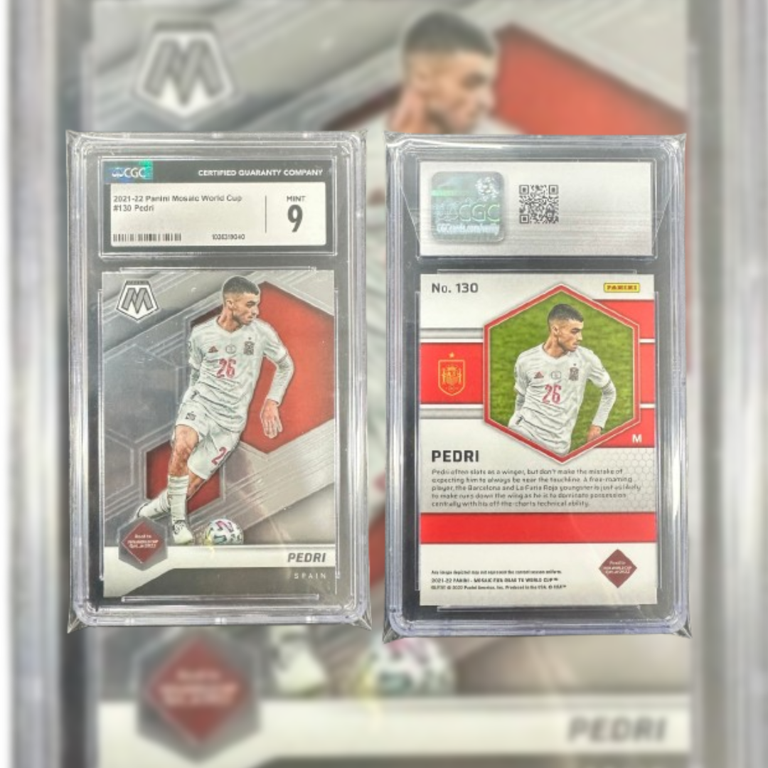2021-22 Panini Mosaic World Cup Pedri #130 CGC Mint 9 1036319040