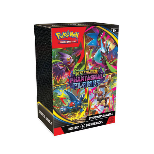 Pokemon TCG: Mega Evolution - Phantasmal Flames Booster Bundle (6 Packs)