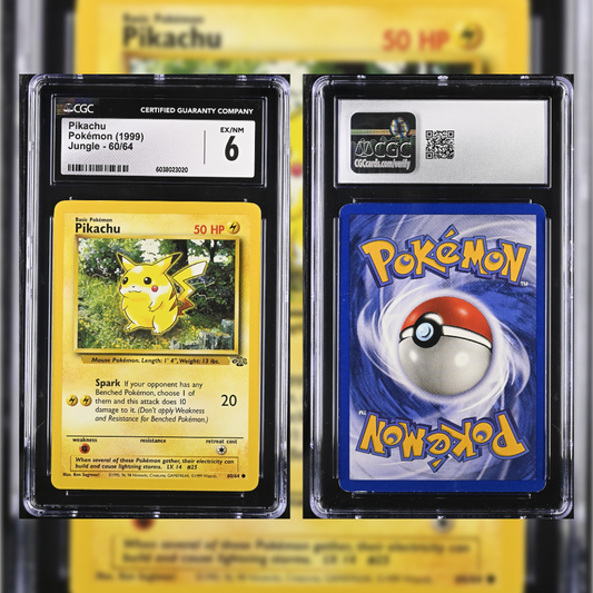 1999 Pikachu #60/64 CGC EX/NM 6 6038023020