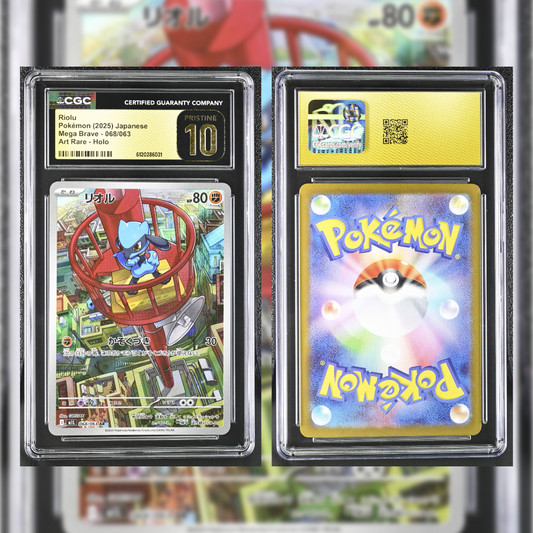 2025 Japanese Riolu #068 CGC PRISTINE 10 6120286031
