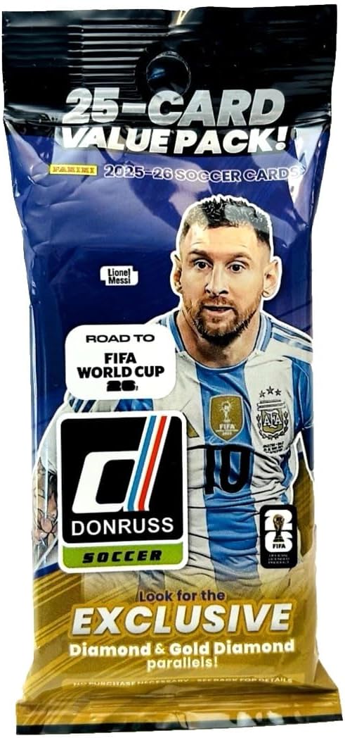 2025-26 Donruss Soccer Road To Fifa World Cup '26 Value Pack Gold Parallels
