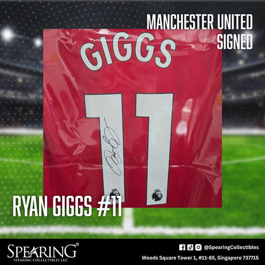 Ryan Giggs #11 Manchester United Signed Jersey
