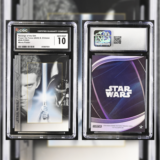 2025 Revenge of the Sith #SW-POS03 CGC GEM MINT 10 6112607024