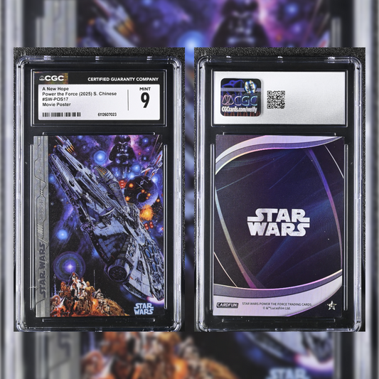 2025 A New Hope #SW-POS17 CGC 9 6112607023