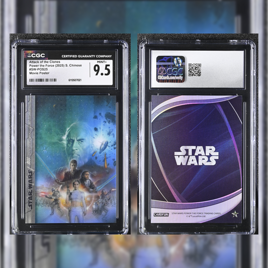 2025 Attack of the Clones #SW-POS25 CGC 9.5 6112607021