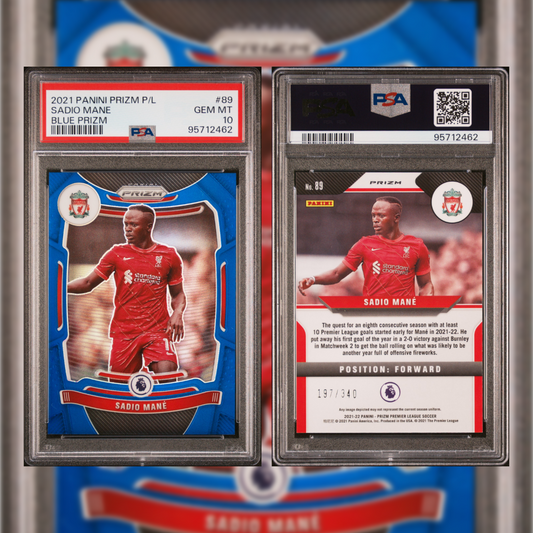2021 Panini Prizm P/L Sadio Mane #89 PSA 10 95712462