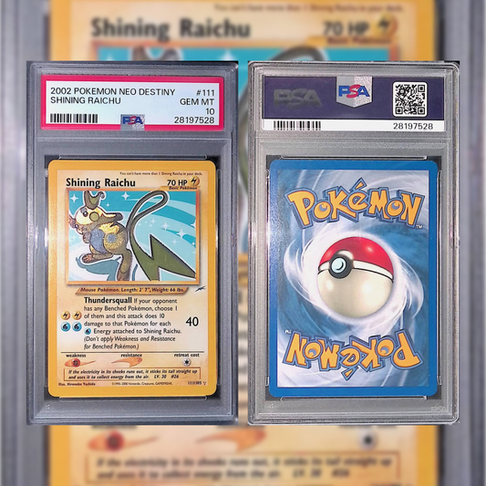 2002 Shining Raichu #111 PSA 10 28197528