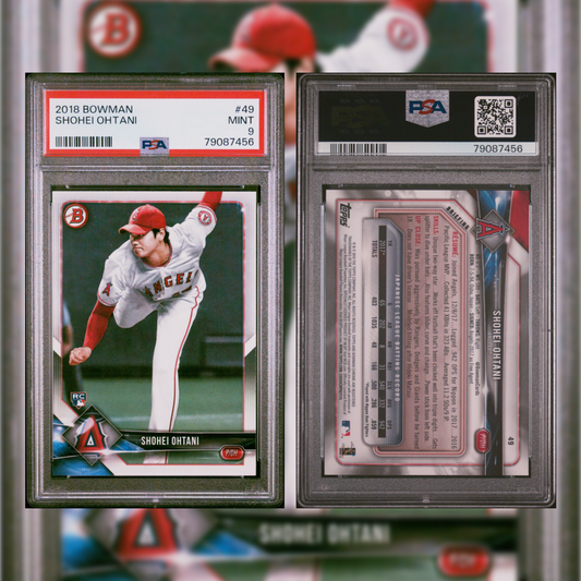 2018 Shohei Ohtani #49 PSA 9 79087456