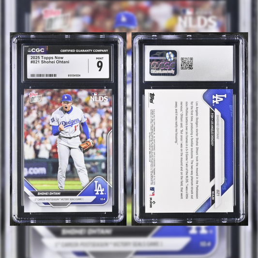 2025 Shohei Ohtani #821 CGC 9 6101241024