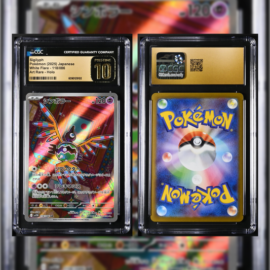 2025 Japanese Sigilyph #118 CGC PRISTINE 10 6090129102