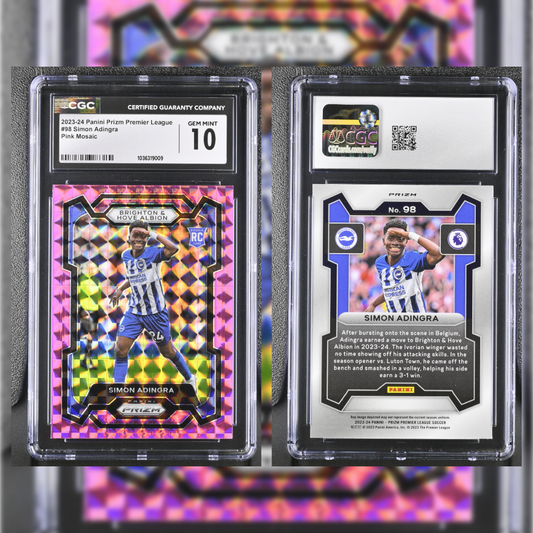 2023-24 Simon Adingra #98 CGC GEM MINT 10 1036319009