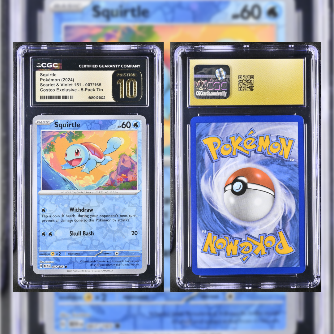 2024 Squirtle #007 CGC PRISTINE 10 6090129032
