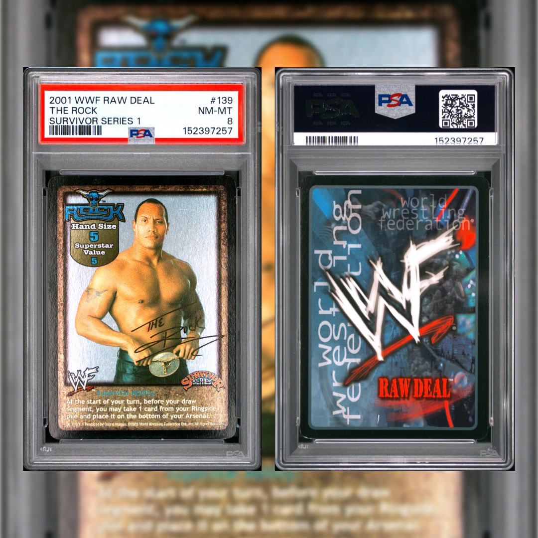 2001 The Rock #139 PSA 8 152397257