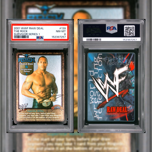 2001 The Rock #139 PSA 8 152397257