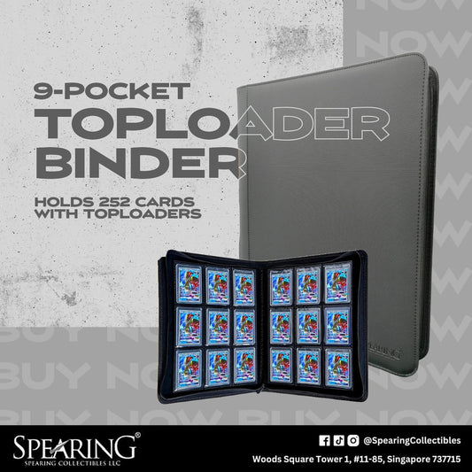 🔥9 Pocket Premium Toploader Card Binder