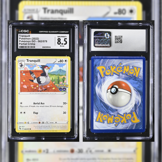 2022 Tranquill #062 CGC 8.5 Error (Partial Crimp) 6062285034