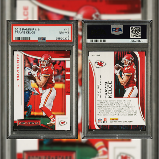 2018 Travis Kelce #44 PSA 8 95520379