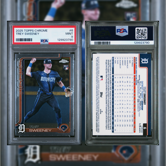 2025 Trey Sweeney #6 PSA 9 129923790