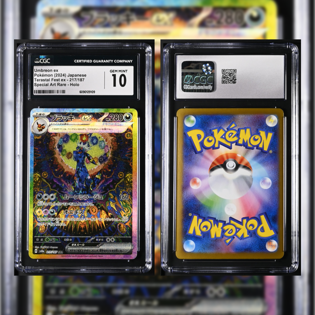 2024 Japanese Umbreon ex #217 CGC GEM MINT 10 6090129109