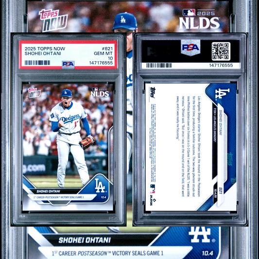 2025 Shohei Ohtani #821 PSA 10 147176555