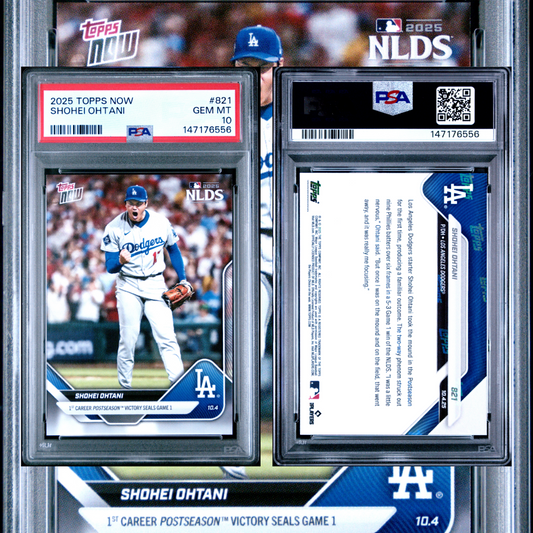 2025 Shohei Ohtani #821 PSA 10 147176556
