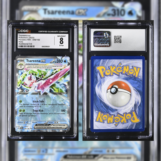 2023 Tsareena EX #046 CGC 8 Error (Additional Ink) 6062285021