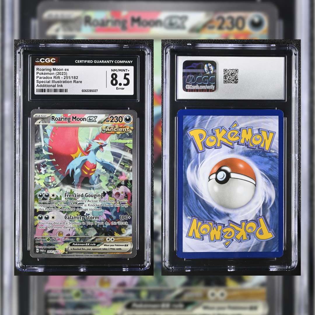 2023 Roaring Moon EX #251 CGC 8.5 Error (Additional Ink) 6062285027 ...